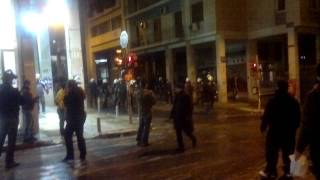 Επεισοδια και φωτιες στην Αθηνα στις 1222012Greek riots in Athens [upl. by Ammadas473]