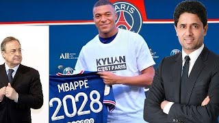 OFFICIEL  MBAPPÉ PROLONGE JUSQU’EN 2028  CONTRAT HISTORIQUE [upl. by Neerod719]