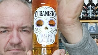 Cubanisto Rum Flavoured Beer  Lager Review [upl. by Minoru9]