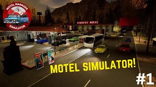 MOTEL SIMULATOR  MY FIRST EMPLOYEE [upl. by Intruok738]