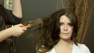 How to Get a Stuck Hairbrush Out of the Hair  Hair Care amp Styling Tips [upl. by Joseito]