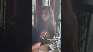 NEW Dinner with Angelina Jordan and blonde Grandma Mery angelinajordan reaction new viral fyp [upl. by Ellan]