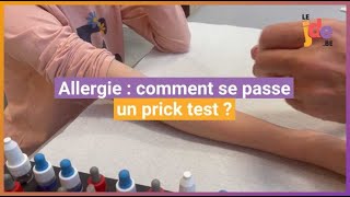 Allergologue  le prick test cest quoi [upl. by Oicul157]