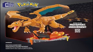 Mega Construx instructions  Pokemon  HMW05  Motion Charizard [upl. by Godspeed]