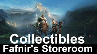 God Of War Fafnirs Storeroom Collectibles Walkthrough [upl. by Prem]