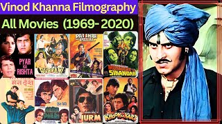 Vinod Khanna All Movies List 19692020  Vinod Khanna Filmography  Hit Or Flop  Blockbuster [upl. by Fabe776]