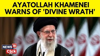 Khamenei Threatens Divine Wrath If Iran Does Not Retaliate Against Israel Amid Tensions  N18G [upl. by Oflodor]