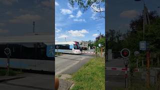 Citadis Dualis au PN 6 de la ligne de Esbly à CrécylaChapelle ligne Numéro 71000 [upl. by Fortune]