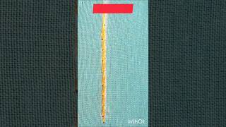 Stem stitch in aari work for beginners shorts viralvideo trending aariwork [upl. by Adnuhs]