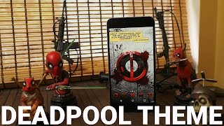 Creating a Deadpool theme for your phone [upl. by Ahsinom]