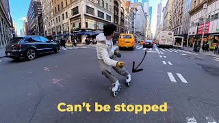 Wind Cant Stop Rollerblades  NYC with the Insta360 X4 [upl. by Nolana]