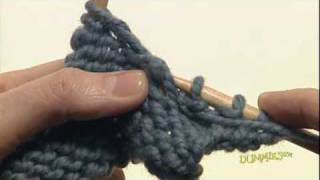 How to Pick Up a Dropped Stitch in Knitting For Dummies [upl. by Demeter]