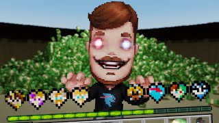 Minecraft but MrBeast Custom Hearts [upl. by Enrak212]