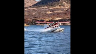 DHC 2 Beaver hard landing [upl. by Eberta40]