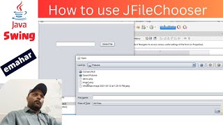 How to use File Chooser  Java Swing [upl. by Fredette319]