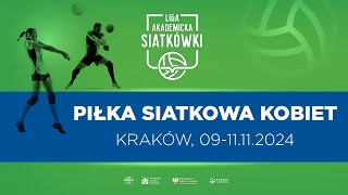 Liga Akademicka AZS  Kraków  Piłka Siatkowa K  Politechnika Krakowska  UEK Kraków [upl. by Kulda]