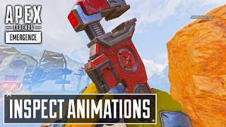 Rampart Heirloom All Animations  Apex Legends [upl. by Setarcos]