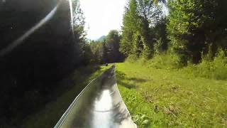 Wiegand Sommerrodelbahn Wurbauerkogel Windischgarsten 2014 POV Onride [upl. by Airtemad]