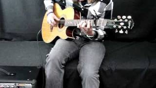 Epiphone PR5E Acoustic Electric Guitar CutawayGravity Music GearDemo Video [upl. by Corina]