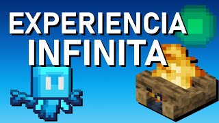 COMO HACER GRANJA DE EXPERIENCIA INFINITA sin rosa de wither  Minecraft java amp bedrock 121 [upl. by Eiznekcam]