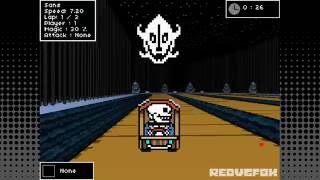 Sans Gameplay  Undertale Racer UnderRacer [upl. by Anglo]