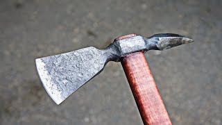 Reforged Old Hammer at Tomahawk Geologist [upl. by Ennail]