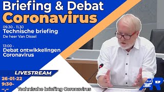 Terugkijken Briefing amp Debat ontwikkelingen Coronavirus  Coronadebat Tweede Kamer 26 januari 2022 [upl. by Elsa]