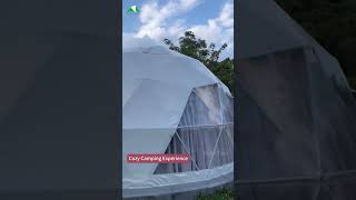 Looking for a unique and luxurious glamping experience glamping camping travel home domehouse [upl. by Yot687]