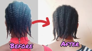 My Natural hair Transformed in Just 2 weeks after using this super potent herbal tea [upl. by Molahs27]