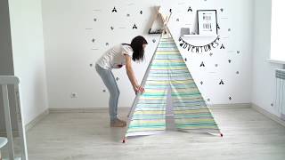 Teepee Setup Tutorial [upl. by Neztnaj36]