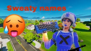 Sweaty fortnite usernames untaken [upl. by Ahsenal]