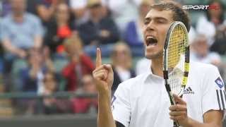 Wimbledon Janowicz przegrał w półfinale z Murrayem [upl. by Lindley]