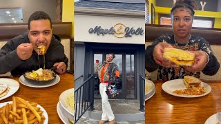 Maple and Yolk Food Review  Hobart Indiana [upl. by Akehs]