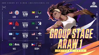 PH Honor of Kings Invitational Season 2 Group Stage Day 1  Bagong Kabanata [upl. by Aia]