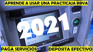 ¿Cómo pagar tus servicios en una Practicaja BBVA  Depósitos fáciles en efectivo  TUTORIAL 2021 [upl. by Gram26]