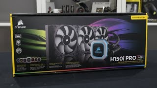 Corsair H150i Pro RGB and H115i Pro RGB AIO Review [upl. by Racso]