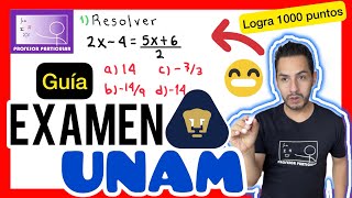 ✅Guía EXAMEN de ADMISIÓN UNAM 𝙉𝙤 𝙈á𝙨 𝙍𝙚𝙥𝙧𝙤𝙗𝙖𝙧 😎​🫵​💯 [upl. by Hootman]