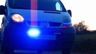 PACE CAR STROBOSCOPE FEUX DINTERVENTION DRIVEBACK 2 LED SECURITE AUTO MOTO CAMION 12V 24V [upl. by Galan]