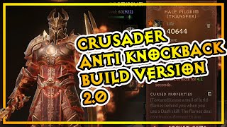 Diablo Immortal Crusader Anti Knockback Build version 20 [upl. by Zipah]