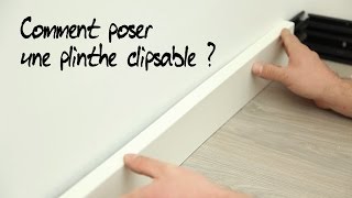 Comment poser une plinthe clipsable [upl. by Nolan807]