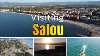 Visiting WALK amp FLY through SALOU  Costa Daurada Spain 🇪🇸  4K Tiny Tour 2023 [upl. by Viv]