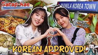 BEST 🇰🇷 KOREAN 🇰🇷 RESTAURANTS IN MALATE  SARAPHAE💗 Ep 1 feat Sandra Jung [upl. by Carlie769]