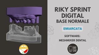 MESHMIXER DENTAL INHIO RIKY SPRINT DIGITAL BASE EMIARCATA INTRAORAL SCAN EXOCAD 3SHAPE [upl. by Waligore645]