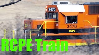 RCPE Train Passes Thru Tilford SD [upl. by Cupo]