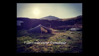 Nantlle ridge wild camp Snowdonia Hilleberg Enan [upl. by Crichton130]