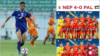 GITA RANA SCORED A GOAL  WAFF CHAMPIONSHIP 2024  NEPAL 🇳🇵VS 🇵🇸 PALESTINE [upl. by Aihselef]