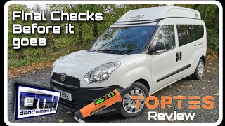 Final checks before it goes Microcamper build and Toptes PT210 review [upl. by Nim492]