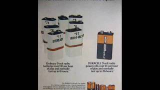 Duracell Battery Radio Commercial Summer 1973wmv [upl. by Lilli]