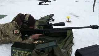 50 BMG Sniper Rifle Hits Steel LOUD [upl. by Otnicaj635]