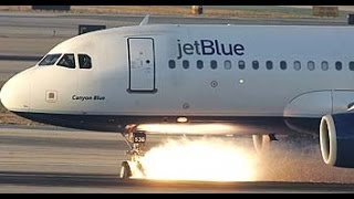 JetBlue Landing Gear Failure at LAX HDPart 2 [upl. by Brok156]